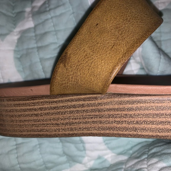 Double Strap Leather Espadrille Size 8 - Picture 7 of 9